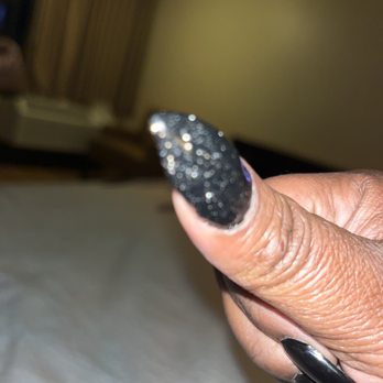 Magic Nails - I ask for stiletto and this what I got smh - Nail Salons Near Me - Jacksonville, North Carolina