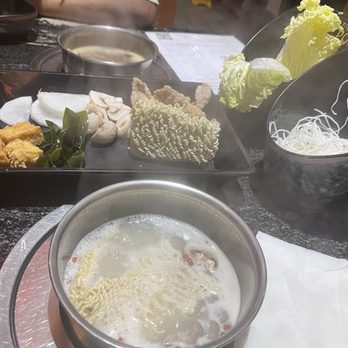 First Hot Pot & BBQ - Ramen in pork bone broth - Barbeque Near Me - Lafayette, Louisiana First Hot Pot & BBQ - Ramen in pork bone broth - Barbeque Near Me - Lafayette, Louisiana