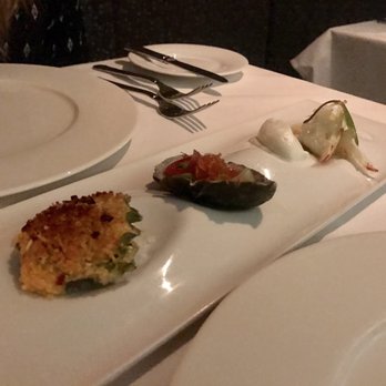 Anson 11 - Fresh Oysters Trio - Fannybay Rockerfeller + Fannybay Prosciutto + Raw Kushi Oysters Malpeque, Fennel, Fingerlimes, Wasabi Apple Foam - New American Near Me - El Paso, Texas Anson 11 - Fresh Oysters Trio - Fannybay Rockerfeller + Fannybay Prosciutto + Raw Kushi Oysters Malpeque, Fennel, Fingerlimes, Wasabi Apple Foam - New American Near Me - El Paso, Texas