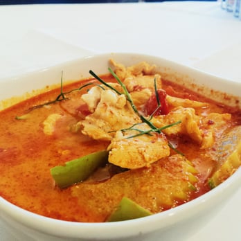 Blue Elephant - Panang Curry with Chicken. SUUUUUUPER SPICY! BEWARE - Thai Near Me - Bakersfield, California