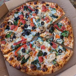 Domino's Pizza - Pacific Veggie pizza.