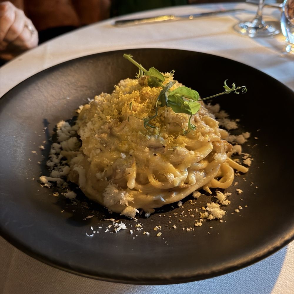 Sabira - Duck Confit carbonara - Mediterranean Near Me - Toledo, Ohio
