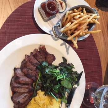 Kingbird - Grilled Steak & Eggs with fries. It was amazing!!! - Breakfast & Brunch Near Me - Washington, DC, District of Columbia