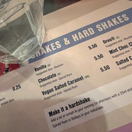 Vegan milkshakes
