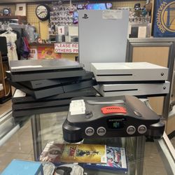 Griffin M A & Sons Jewelry & Loan - PlayStation 4 consoles Original, Slim &  Pro Ps5 Game System Xbox One Game Consoles & Nintendo 64 Game System