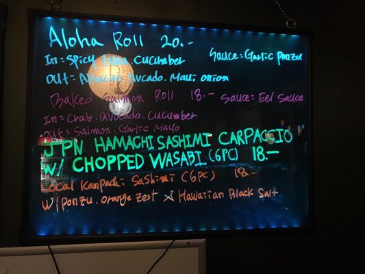 Menu photo 7 M Sushi Wailuku, HI