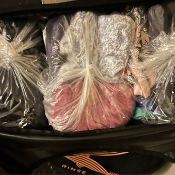 Rinse - Clean laundered clothes were received today. As soon as I opened the bag I could  smell the freshness! - Dry Cleaning Near Me