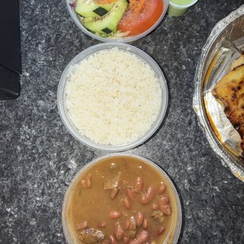 Rico's Chicken - Small Avocado salad, Rice and Beans - Colombian Near Me - Middle Village, New York Rico's Chicken - Small Avocado salad, Rice and Beans - Colombian Near Me - Middle Village, New York