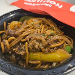 Marathon Hong Kong Diner - Black Pepper Beef Spaghetti