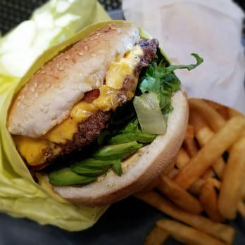 Big Time Burgers - Bacon Avocado Cheeseburger Combo! - Burgers Near Me - North Hollywood, California