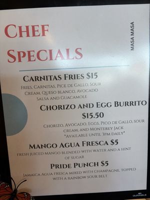 Menu photo 1 Masa Masa Roseville, CA Menu photo 1 Masa Masa Roseville, CA