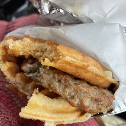 Sausage and 100% Pure-Maple Cream