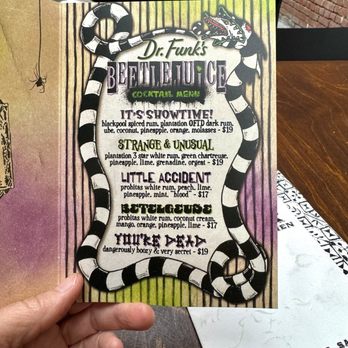 Dr. Funk - Seasonal cocktail menu - Tiki Bars Near Me - San Jose, California Dr. Funk - Seasonal cocktail menu - Tiki Bars Near Me - San Jose, California