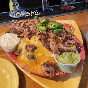 Maggie's Blue Rose - Nachos with Carnitas - Mexican Near Me - Avalon, California