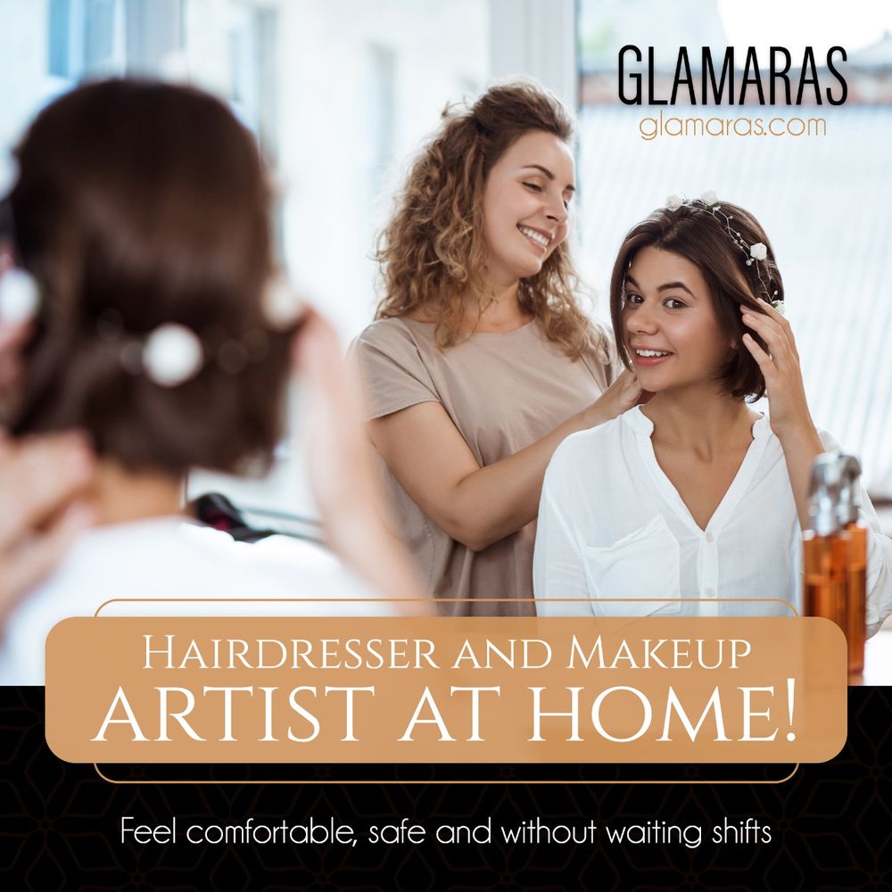 Glamaras Hair & Makeup Done Right Logo