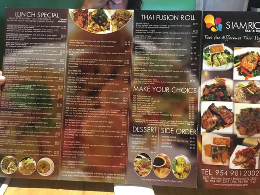 Menu photo 5 Siam Rice Thai & Tapas Hollywood, FL Menu photo 5 Siam Rice Thai & Tapas Hollywood, FL