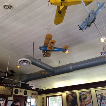 Canteen Restaurant - So many beautiful model airplanes - American Near Me - Barrington, Illinois