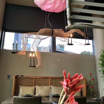 Stage Restaurant - Love this light fixture! - New American Near Me - Honolulu, Hawaii