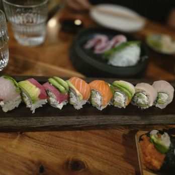 Azuki Sushi - Rainbow roll- decent - Sushi Bars Near Me - San Diego, California Azuki Sushi - Rainbow roll- decent - Sushi Bars Near Me - San Diego, California