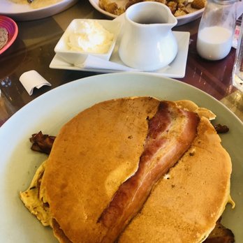MeeMa’s - The Bacon Pancake was super yummy - Breakfast & Brunch Near Me - Long Beach, California MeeMa’s - The Bacon Pancake was super yummy - Breakfast & Brunch Near Me - Long Beach, California