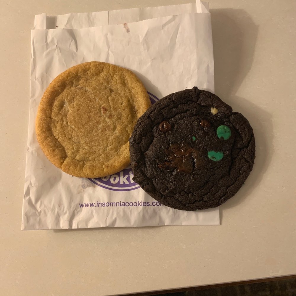 Snickerdoodle and chocolate mint