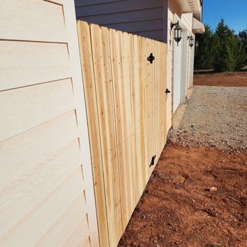 Fence by Kinsey - a side view of a house - Fences & Gates Near Me Fence by Kinsey - a side view of a house - Fences & Gates Near Me