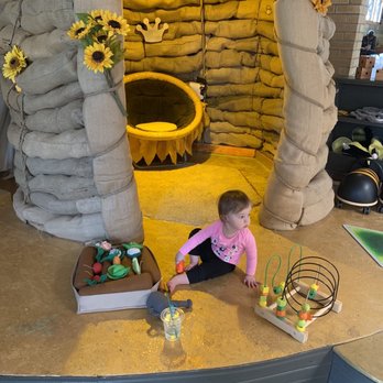 The Table Public House - It's all butterfly and honey themed for the kids educational play area! - Coffee & Tea Near Me - Denver, Colorado