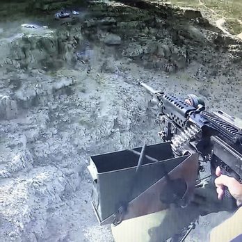 Gunship Helicopters - Hanging outta a gunship Shooting the saw ! - Gun/Rifle Ranges Near Me - Sandy Valley, Nevada Gunship Helicopters - Hanging outta a gunship Shooting the saw ! - Gun/Rifle Ranges Near Me - Sandy Valley, Nevada