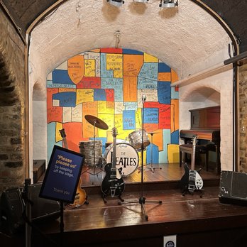 The Beatles Shop - Replica of the first stage they played 292 shows on in Liverpool - Music & DVDs Near Me - Liverpool, XMS The Beatles Shop - Replica of the first stage they played 292 shows on in Liverpool - Music & DVDs Near Me - Liverpool, XMS