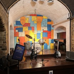 The Beatles Shop - Replica of the first stage they played 292 shows on in Liverpool