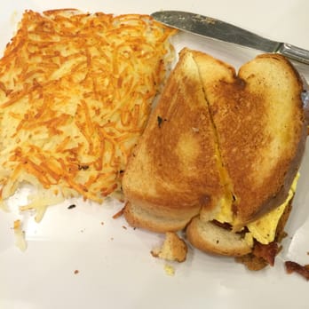 Newton's Paradise Cafe - The make-your-own sandwich! White bread, cheddar cheese, bacon, and eggs. All local ingredients! - New American Near Me - Waterloo, Iowa Newton's Paradise Cafe - The make-your-own sandwich! White bread, cheddar cheese, bacon, and eggs. All local ingredients! - New American Near Me - Waterloo, Iowa
