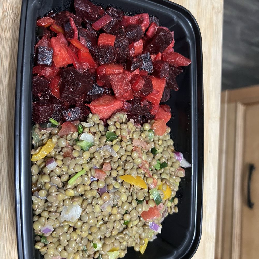 Yene Romay Ethiopian Kitchen - Beets & Lentil Salad - Food Trucks Near Me - Orlando, Florida Yene Romay Ethiopian Kitchen - Beets & Lentil Salad - Food Trucks Near Me - Orlando, Florida
