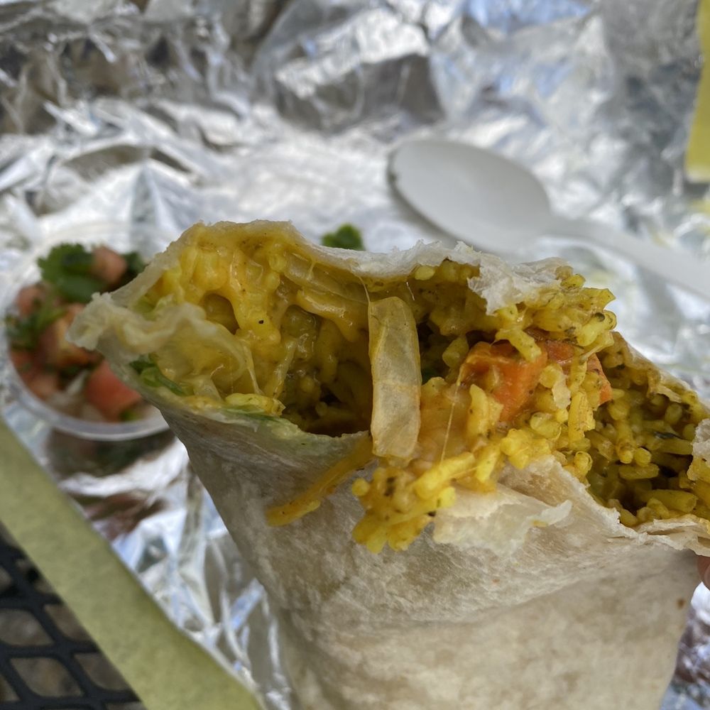 Appu's Cafe - The Maharaja Burrito - inside - Vegan Near Me - Long Beach, California Appu's Cafe - The Maharaja Burrito - inside - Vegan Near Me - Long Beach, California