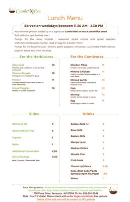 Menu photo 4 Cumin N Eat Secaucus, NJ Menu photo 4 Cumin N Eat Secaucus, NJ