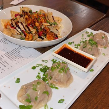 Nomi - Pork Dumplings and nachos - Ramen Near Me - El Paso, Texas Nomi - Pork Dumplings and nachos - Ramen Near Me - El Paso, Texas