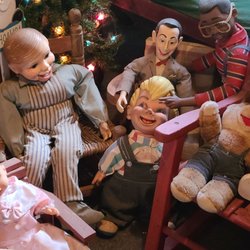 Tiny Town - A close up of a scene from a doll room