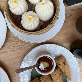 Brewery Bhavana - Curry chicken bao and egg rolls - Dim Sum Near Me - Raleigh, North Carolina Brewery Bhavana - Curry chicken bao and egg rolls - Dim Sum Near Me - Raleigh, North Carolina