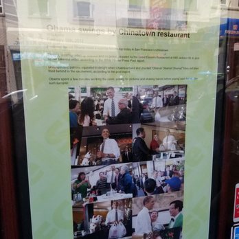 Great Eastern Restaurant - President Obama ordered takeout from this restaurant - Dim Sum Near Me - San Francisco, California Great Eastern Restaurant - President Obama ordered takeout from this restaurant - Dim Sum Near Me - San Francisco, California