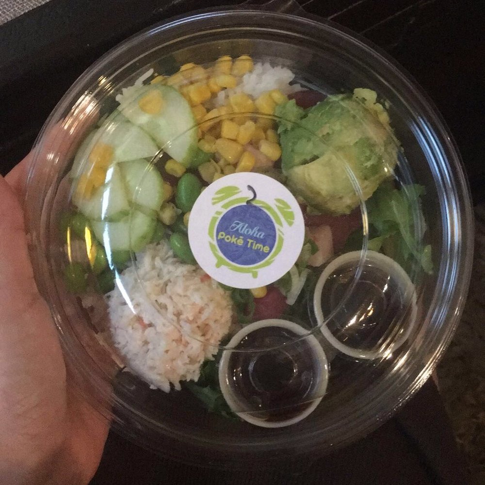 Poke Time - Large bowl (3 scoops of protein instead of 2 like the regular bowl) - Poke Near Me - Plano, Texas Poke Time - Large bowl (3 scoops of protein instead of 2 like the regular bowl) - Poke Near Me - Plano, Texas