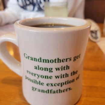 Gramma's Kitchen & Checkered Flag - a cup of coffee - Breakfast & Brunch Near Me - Walcott, Iowa