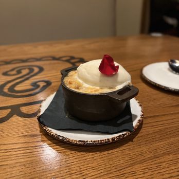 Casi Cielo - Caramelized bread pudding tres leches- with vanilla ice cream - Cocktail Bars Near Me - Atlanta, Georgia