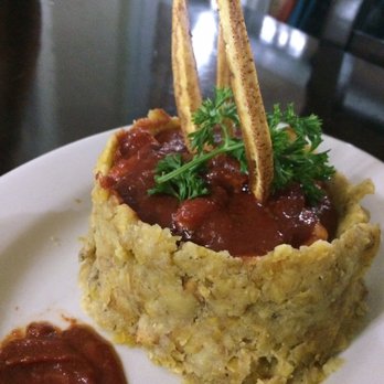 El Rincon Del Sabor - Lobster Mofongo. Small in pictures, Big in person. - Seafood Near Me - Luquillo, Puerto Rico
