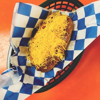 YachtSea - 'Dig a Coney' w/ YS chili sauce, mustard, onions, a BoatLoad of cheddar - Bars Near Me - Louisville, Kentucky YachtSea - 'Dig a Coney' w/ YS chili sauce, mustard, onions, a BoatLoad of cheddar - Bars Near Me - Louisville, Kentucky