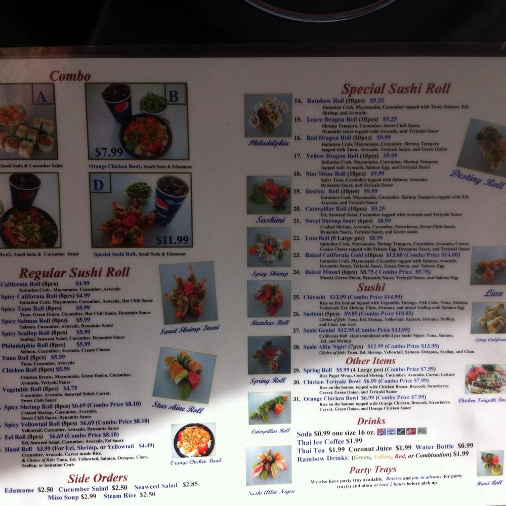 Fleurichi Express Sushi - Their menu - Sushi Bars Near Me - Clovis, California Fleurichi Express Sushi - Their menu - Sushi Bars Near Me - Clovis, California