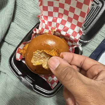 Byrd’s Hot Chicken - Almost all of the batter came off right out the box, leaving the rest of the bland chicken tender exposed. - Chicken Wings Near Me - Boynton Beach, Florida