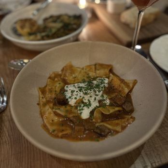 Alta Via - Papardelle with short rib sugo and stracciatella - Italian Near Me - Blawnox, Pennsylvania