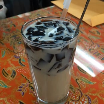 Malay Restaurant - Soymilk w/ Herbal Grass Jelly - Malaysian Near Me - Flushing, New York Malay Restaurant - Soymilk w/ Herbal Grass Jelly - Malaysian Near Me - Flushing, New York