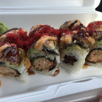 Akebono - Fire salmon roll - Japanese Near Me - Sacramento, California