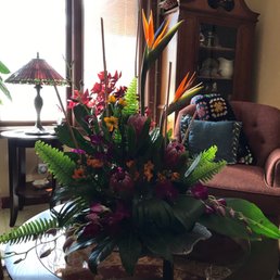 Tropical arrangement designed and customized per my request