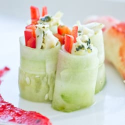 Ali V's Kitchen - Cucumber crab rolls